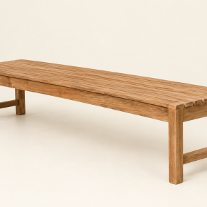 Catalina Teak Backless Bench