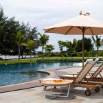Cayman Teak Sun Lounger White thumbnail 7