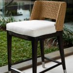 Firtz Rope Teak Bar Chair thumbnail 1