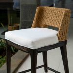 Firtz Rope Teak Bar Chair thumbnail 2