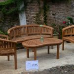 Teak Garden Set Chair Table San Francisco thumbnail 1