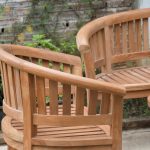 Teak Garden Set Chair Table San Francisco thumbnail 6