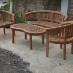 Teak Garden Set Chair Table San Francisco thumbnail 2