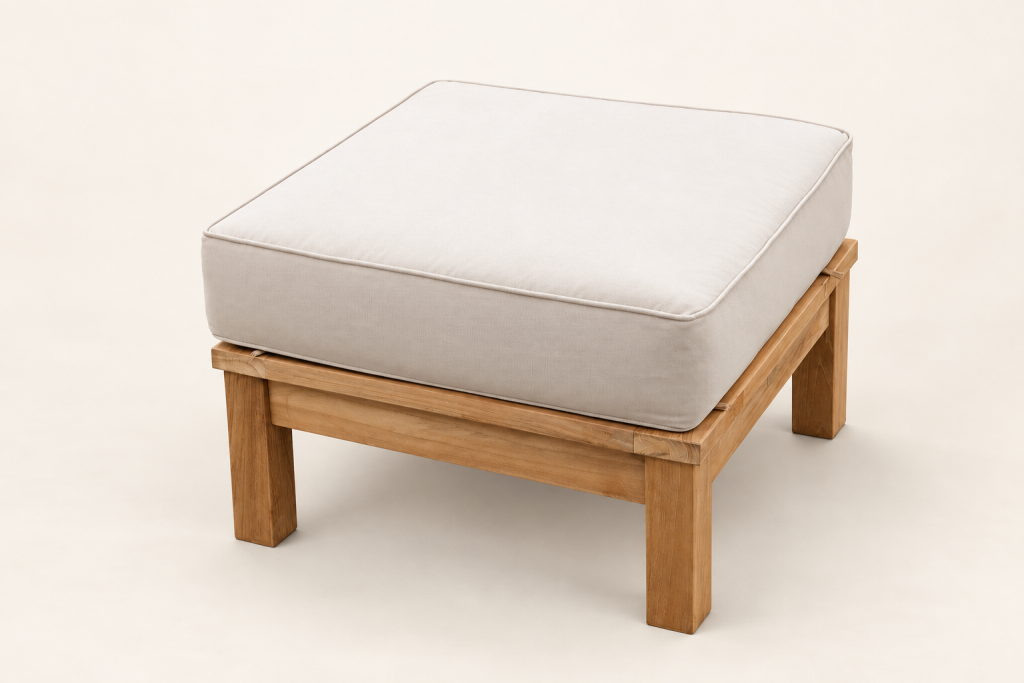 Pavillion Teak Ottoman